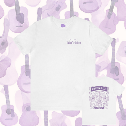 Embrace Your Life's Melody - Violet's Guitar Brand Tee